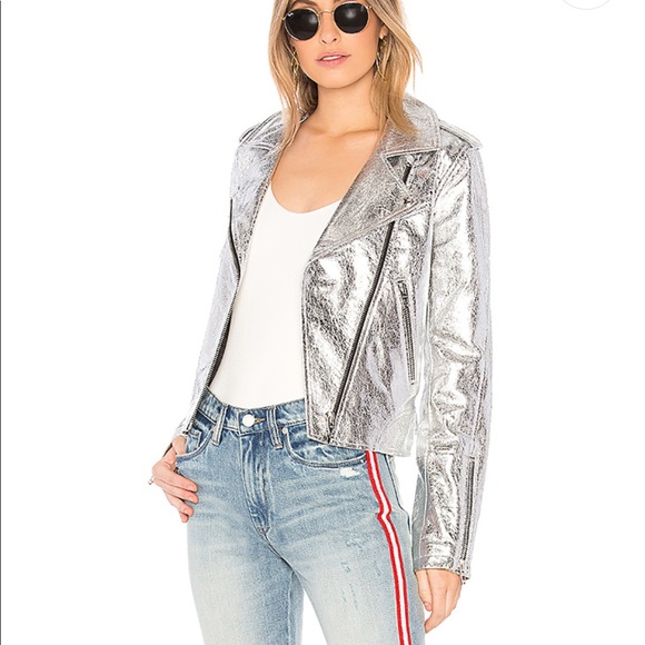 Blank NYC Jackets & Blazers - Blank NYC Crystalized Silver Jacket